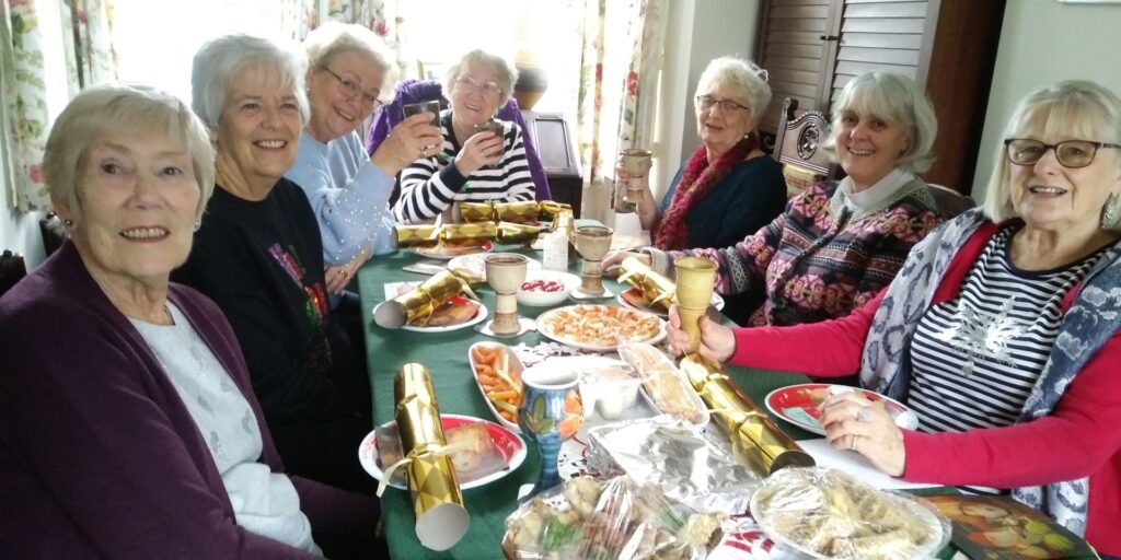 photo of the Needlecraft Group Xmas 2022